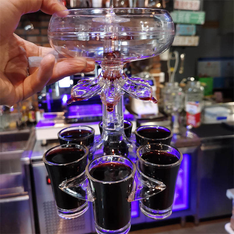 6-fach Shot-Glas Dispenser - Party & Bar Zubehör